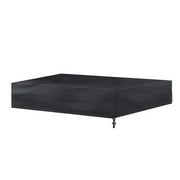 Gymnture Waterproof Drawstring Sandbox Cover for Outdoor Pool - Black (120x120x20cm)